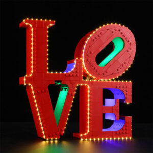 Sada osvětlení pro LEGO ART LOVE 31214