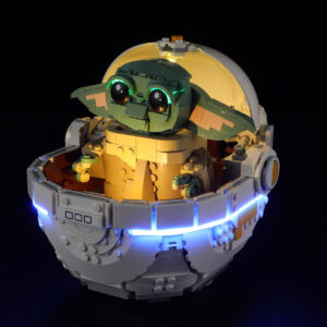 Sada osvětlení pro LEGO STAR WARS Grogu ve vznášejícím se kočárku 75403