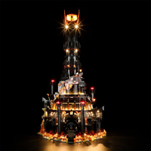 Sada osvětlení pro LEGO ICONS Pán prstenů: Barad-dûr 10333