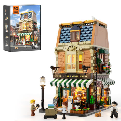 LED osvětlení pro LEGO 9031 Sada světelných bloků FunWhole - Kavárna s knihkupectvím F – Light Kit