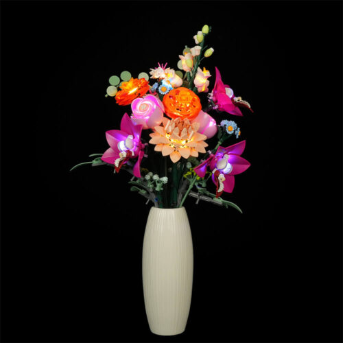 Sada osvětlení pro LEGO BOTANICALS Krásná kytice růžových květin 10342