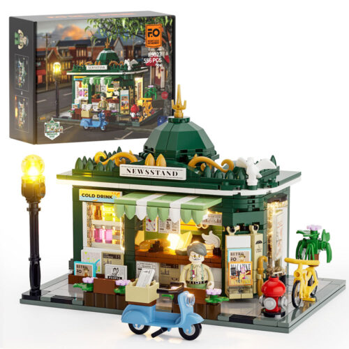 LED osvětlení pro LEGO 9023 Sada světelných bloků FunWhole - Rohový kiosek F – Light Kit