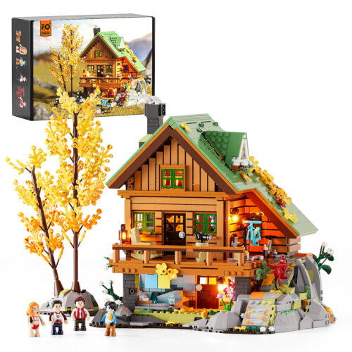 LED osvětlení pro LEGO 9035 Sada světelných bloků FunWhole - Horská chata F – Light Kit