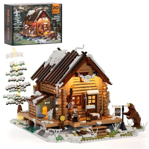 LED osvětlení pro LEGO 9018 Sada světelných bloků FunWhole - Zimní chata F – Light Kit