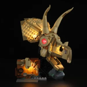 Sada osvětlení pro LEGO JURASSIC WORLD Dinosauří fosilie: Lebka triceratopse 76969
