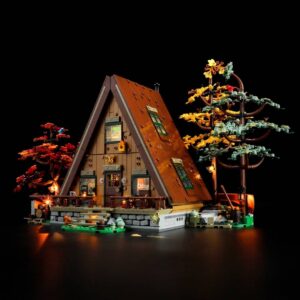 Sada osvětlení pro LEGO ICONS Chata „Áčko“ 21338